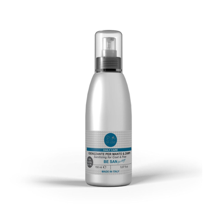 Be San – Sanitizer for coat and legs.