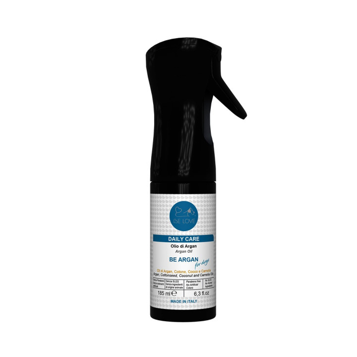 Be Argan siero nutriente e lucidante all'olio di Argan per cani- BE LOVE