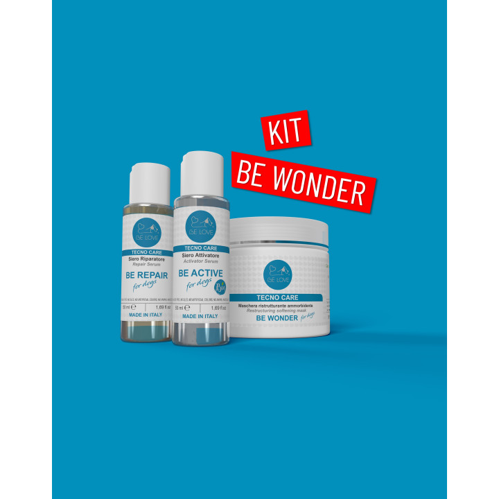 Kit per cani con manto sfibrato e danneggiato