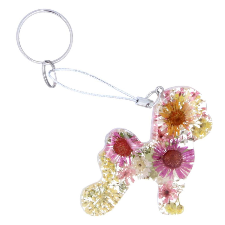 Portachiavi cane Bichon Frise'- BE LOVE